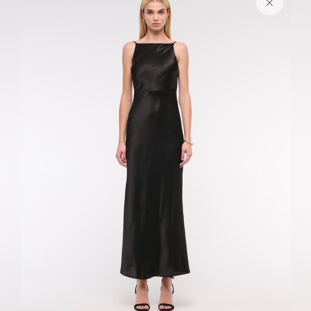 Abercrombie & Fitch Black Maxi Dress